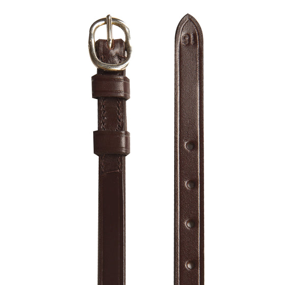 English Leather Spur Straps - Brown