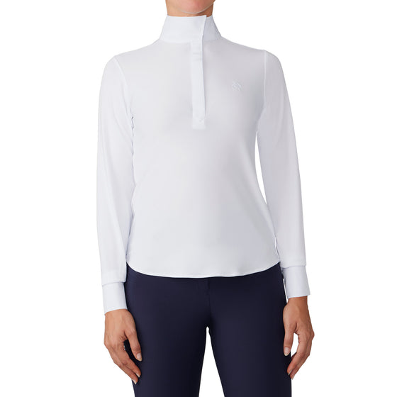 Women's Jordan II DX Long Sleeve Show Shirt - White/Geo