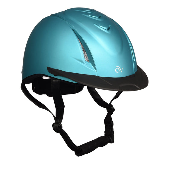 Metallic Schooler Helmet- Teal