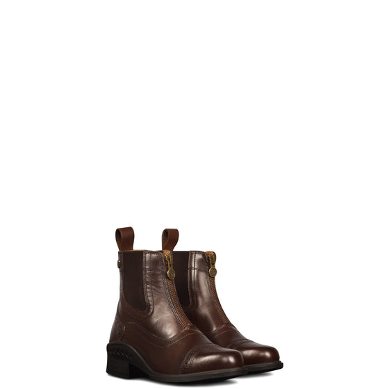 Kids' Tuscany Zip Paddock Boots - Brown