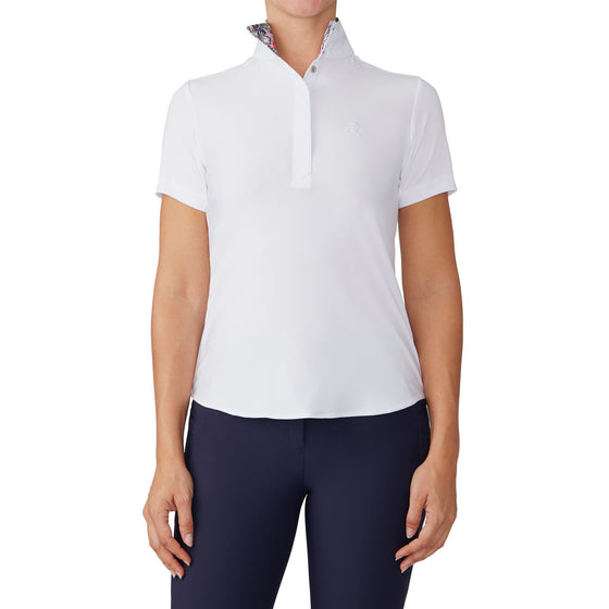 Women's Jorden II DX Short Sleeve Show Shirt - White/Zebra