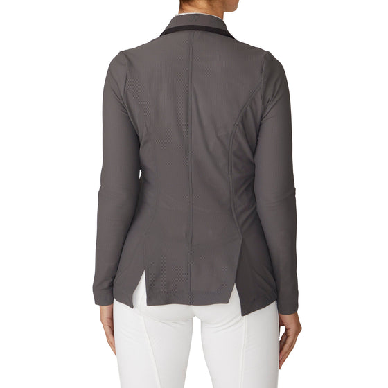 Women's AirFlex Coat Contrast Collar - Grey/Black