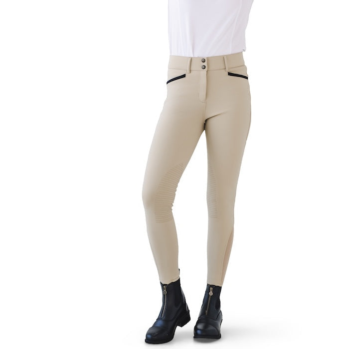 Breeches Ovation Pour Femme - Taille 34R, Couleur Beige, Genouillère - Occasion Excellente