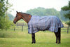 Ovation® 1200D Smoke Blue Plaid Turnout Blanket - 180g