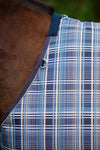 Ovation® 1200D Smoke Blue Plaid Turnout Blanket - 180g
