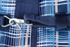 Ovation® 1200D Smoke Blue Plaid Turnout Blanket - 180g