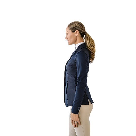 Mesh Hybrid Show Coat - Black