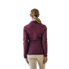 Mesh Hybrid Show Coat - Deepest Plum