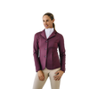 Mesh Hybrid Show Coat - Deepest Plum