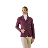 Mesh Hybrid Show Coat - Deepest Plum