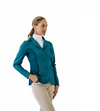 Mesh Hybrid Show Coat - Deep Teal