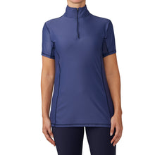  Women's Short Sleeve Altitude Solid Sun Shirt - Navy