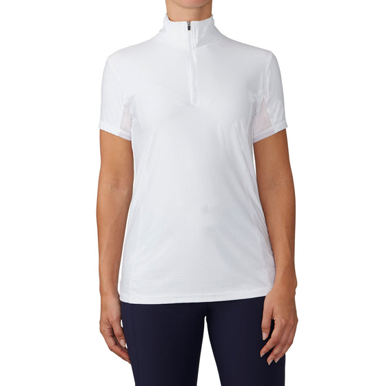 Women's Short Sleeve Altitude Solid Sun Shirt - White