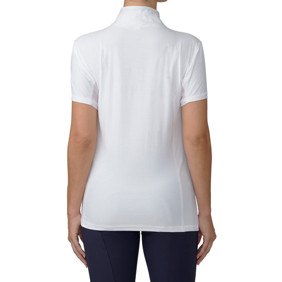 Women's Short Sleeve Altitude Solid Sun Shirt - White