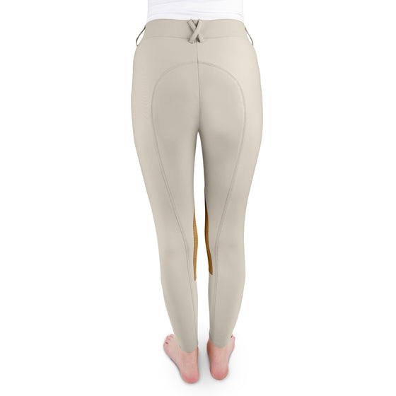 Dynamic Hunter Knee Patch Breech - Show Tan