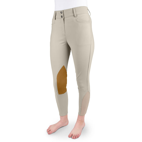 Dynamic Hunter Knee Patch Breech - Show Tan