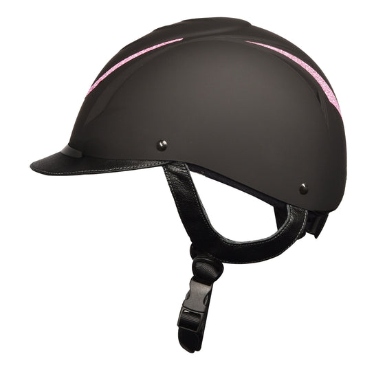 Z-6 Glitz II Helmet - Black Glitter Pink