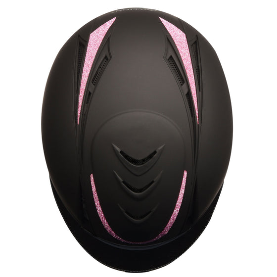 Z-6 Glitz II Helmet - Black Glitter Pink