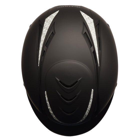 Z-6 Glitz II Helmet - Black Glitter Silver – Ovation Riding