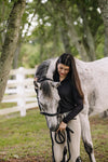 Color Collection by Ovation® Lucky Adjustable Breakaway Halter - Black