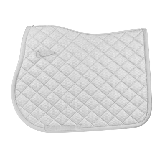 Sparkle All-Purpose Saddle Pad - White