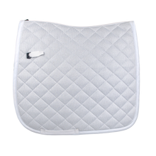  Sparkle Dressage Saddle Pad - White