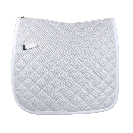 Sparkle Dressage Saddle Pad - White