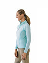 Quarter-Zip Long Sleeve Sunshirt - Aqua Open Water