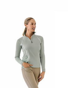  Quarter-Zip Long Sleeve Sunshirt - Cactus