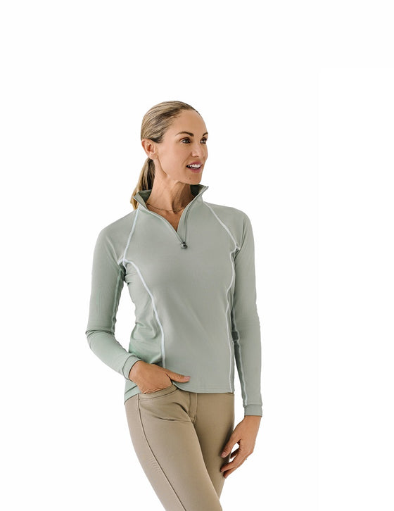 Quarter-Zip Long Sleeve Sunshirt - Cactus