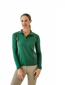  Quarter-Zip Long Sleeve Sunshirt - Hunter