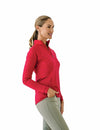 Quarter-Zip Long Sleeve Sunshirt - Lipstick