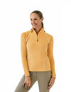 Quarter-Zip Long Sleeve Sunshirt - Muted Safron