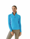 Quarter-Zip Long Sleeve Sunshirt - Ocean