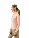Quarter-Zip Long Sleeve Sunshirt - Peach