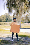 Quarter-Zip Long Sleeve Sunshirt - Peach