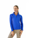 Quarter-Zip Long Sleeve Sunshirt - Royal