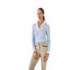 Bib Front Show Shirt - Light Blue