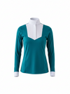Bib Front Show Shirt - Deep Teal