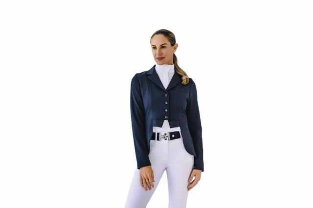 Veste d'équitation marine - France Veste d'équitation marine - France