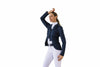 Ladies Shine Dressage Show Coat - Black