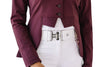 Ladies Shine Dressage Show Coat - Deepest Plum