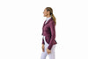 Ladies Shine Dressage Show Coat - Deepest Plum