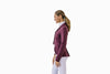 Ladies Shine Dressage Show Coat - Deepest Plum