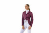 Ladies Shine Dressage Show Coat - Deepest Plum
