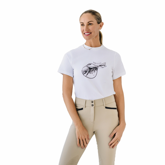 Take A Seat Tee - White