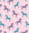Kids' Pony Hearts Crew Sock - Soft Pink