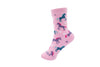 Kids' Pony Hearts Crew Sock - Soft Pink