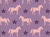 Kids' Pony Star Crew Sock - Lilac