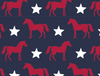 Kids' Pony Star Crew Sock - Navy
